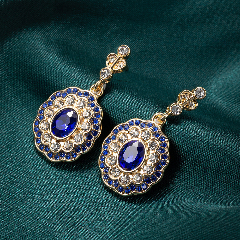 Creative Sapphire Diamond Women's Earrings