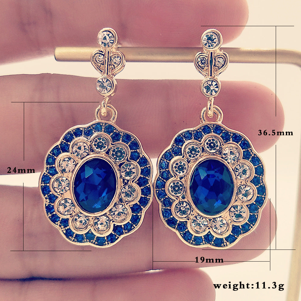 Creative Sapphire Diamond Women's Earrings