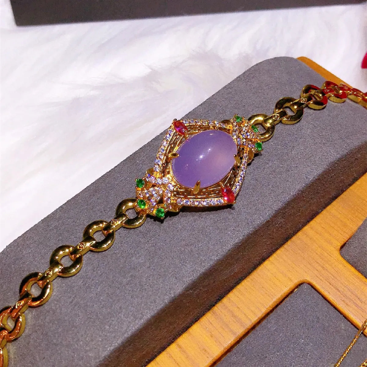 Natural Powder Chalcedony Set