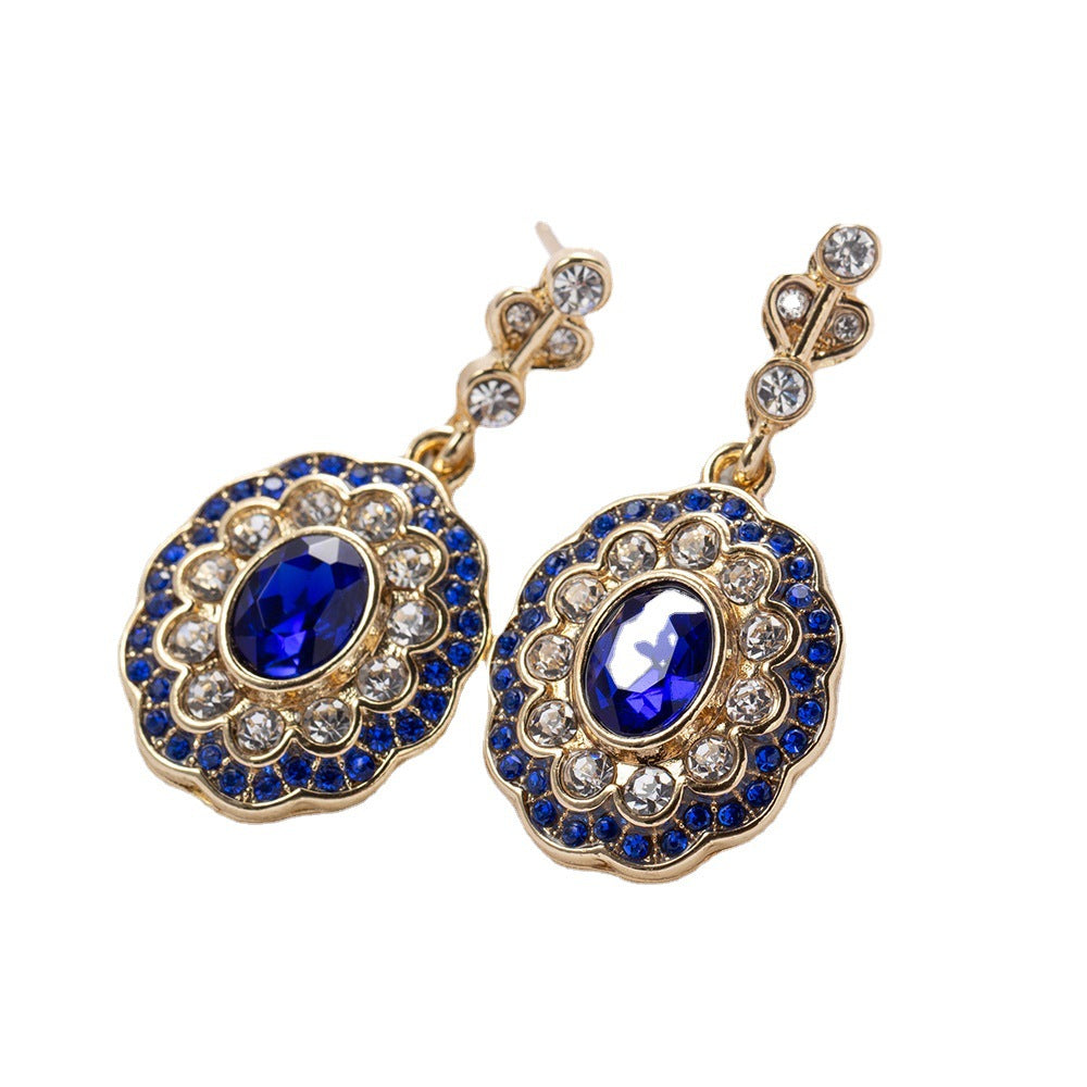 Creative Sapphire Diamond Women's Earrings